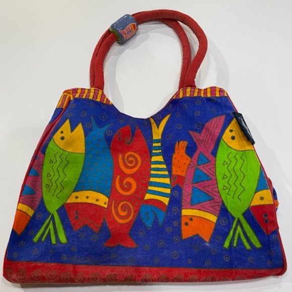 Laurel Burch Handbags - Fish Handbag with Large Bead and a Steal at $14
